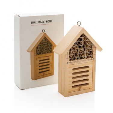 Logo trade promotional giveaways image of: Small insect hotel