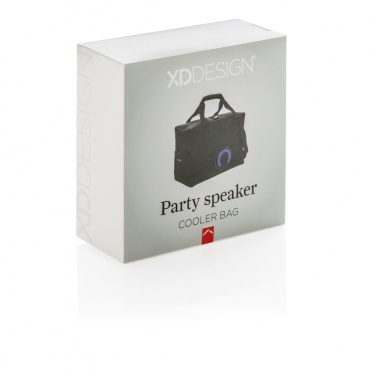 Logo trade corporate gifts image of: Party speaker cooler bag