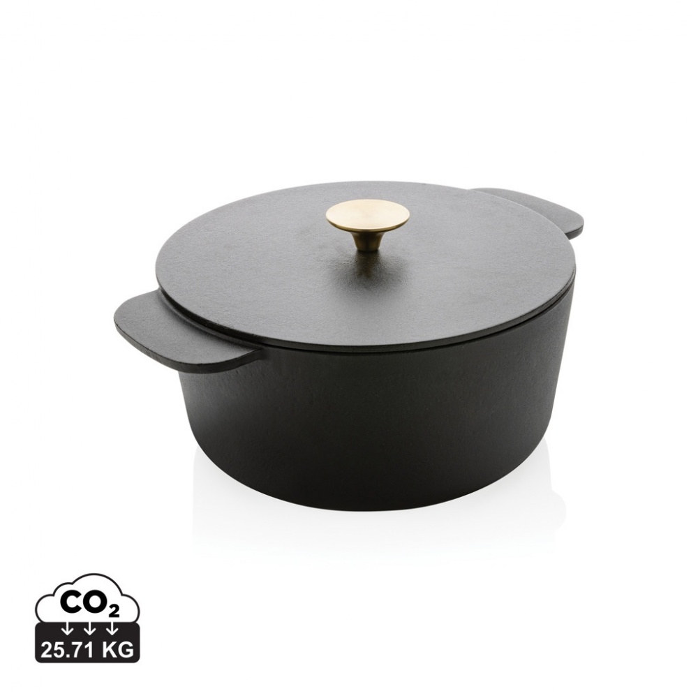 Logo trade promotional gifts image of: Ukiyo cast iron pan large