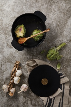 Logo trade promotional giveaway photo of: Ukiyo cast iron pan large