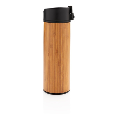 Logotrade promotional products photo of: Bogota vacuum bamboo coffee mug