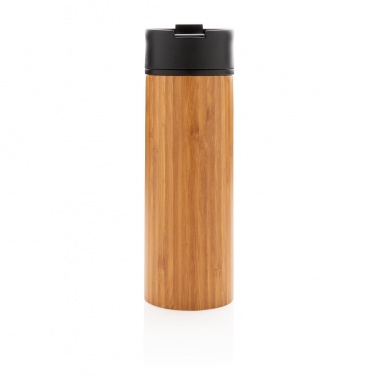 Logotrade corporate gift image of: Bogota vacuum bamboo coffee mug