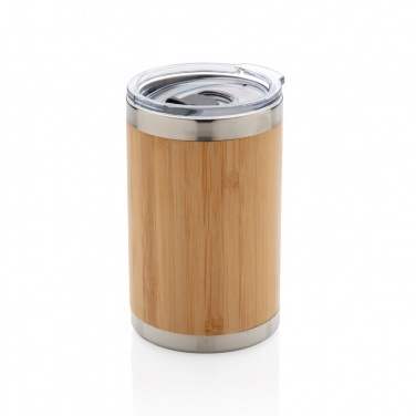 Logo trade corporate gift photo of: Bamboo coffee to go tumbler