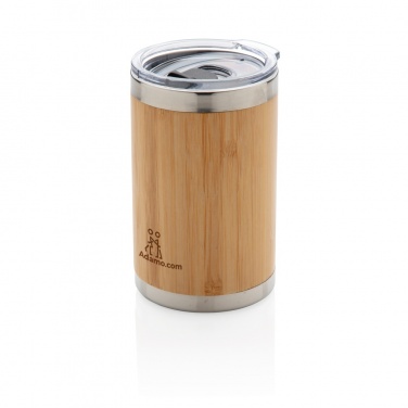 Logo trade promotional items picture of: Bamboo coffee to go tumbler