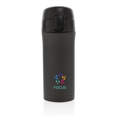 Logo trade promotional items picture of: Metallic easy lock vacuum mug