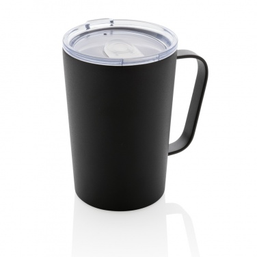 Logo trade business gift photo of: RCS Recycled stainless steel modern vacuum mug with lid