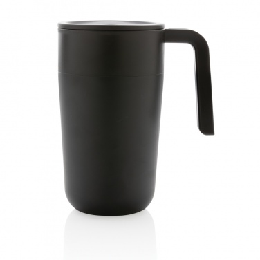 Logo trade promotional gift photo of: GRS Recycled PP and SS mug with handle