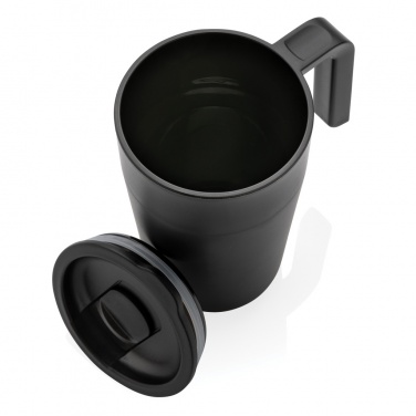Logo trade promotional merchandise image of: GRS Recycled PP and SS mug with handle
