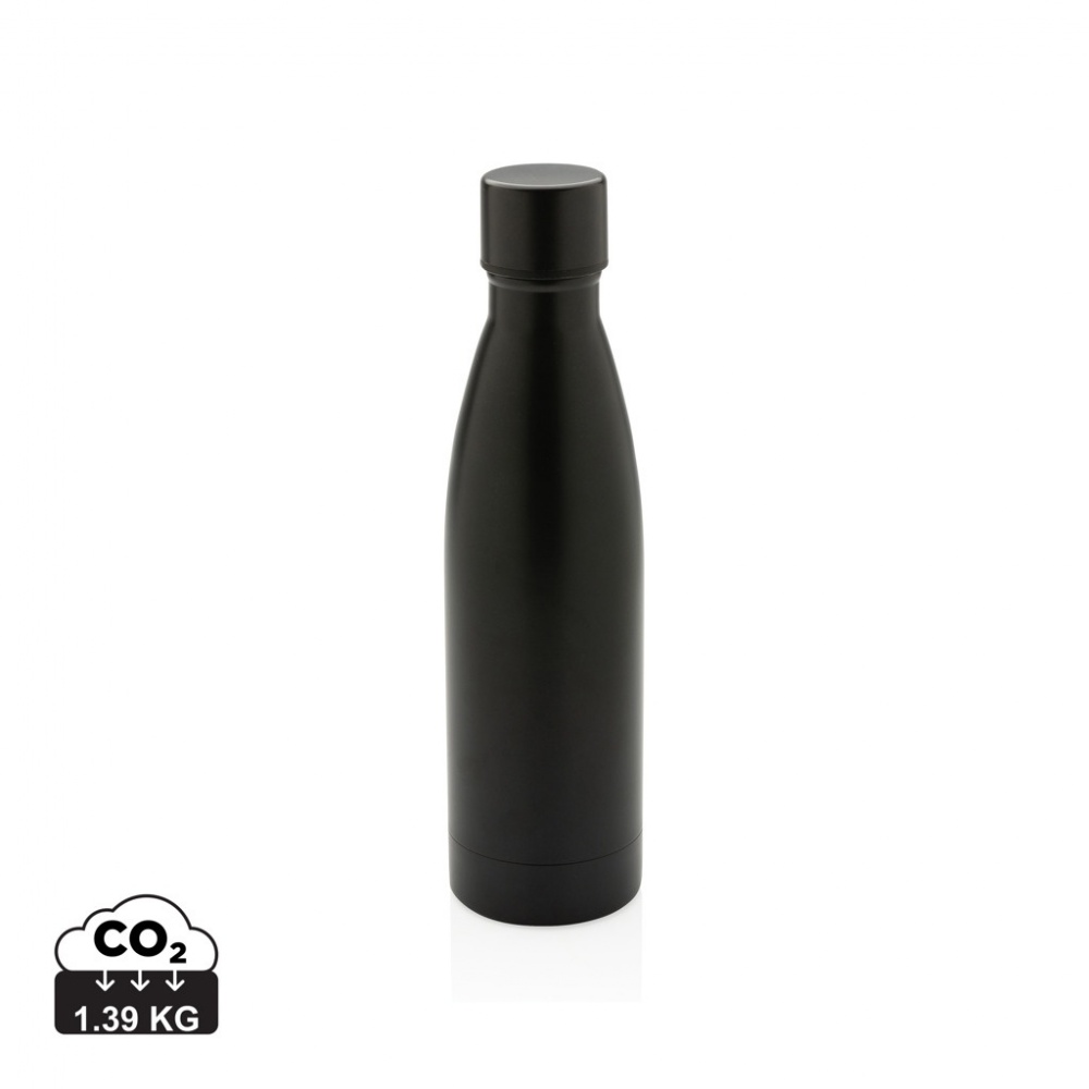Logotrade promotional merchandise image of: RCS Recycled stainless steel solid vacuum bottle