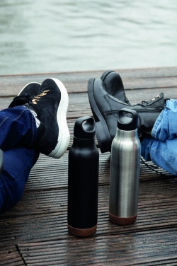 Logo trade promotional giveaway photo of: Cork leakproof vacuum flask