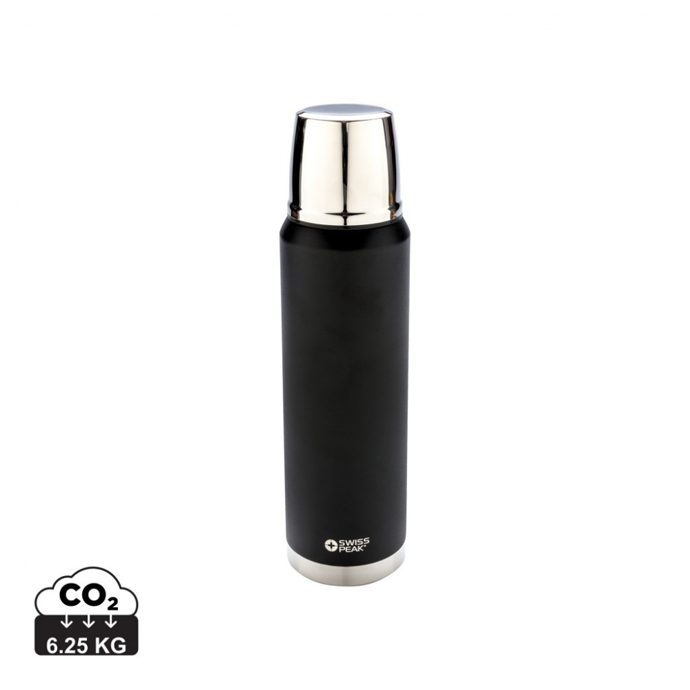 Logo trade advertising products image of: Swiss Peak Elite 1L copper vacuum flask