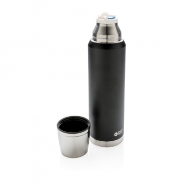 Logo trade promotional merchandise picture of: Swiss Peak Elite 1L copper vacuum flask