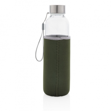 Logo trade business gift photo of: Glass bottle with neoprene sleeve