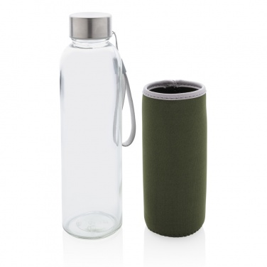 Logo trade promotional product photo of: Glass bottle with neoprene sleeve