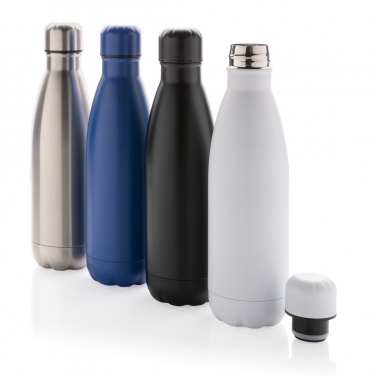 Logo trade promotional items image of: Eureka RCS certified re-steel single wall water bottle
