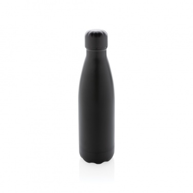 Logo trade promotional gift photo of: Solid colour vacuum stainless steel bottle 500 ml