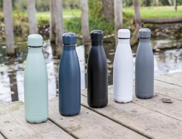 Logo trade promotional product photo of: Solid colour vacuum stainless steel bottle 500 ml