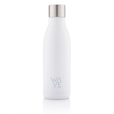 Logo trade promotional product photo of: UV-C steriliser vacuum stainless steel bottle