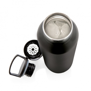 Logo trade promotional giveaway photo of: Vacuum insulated leak proof standard mouth bottle