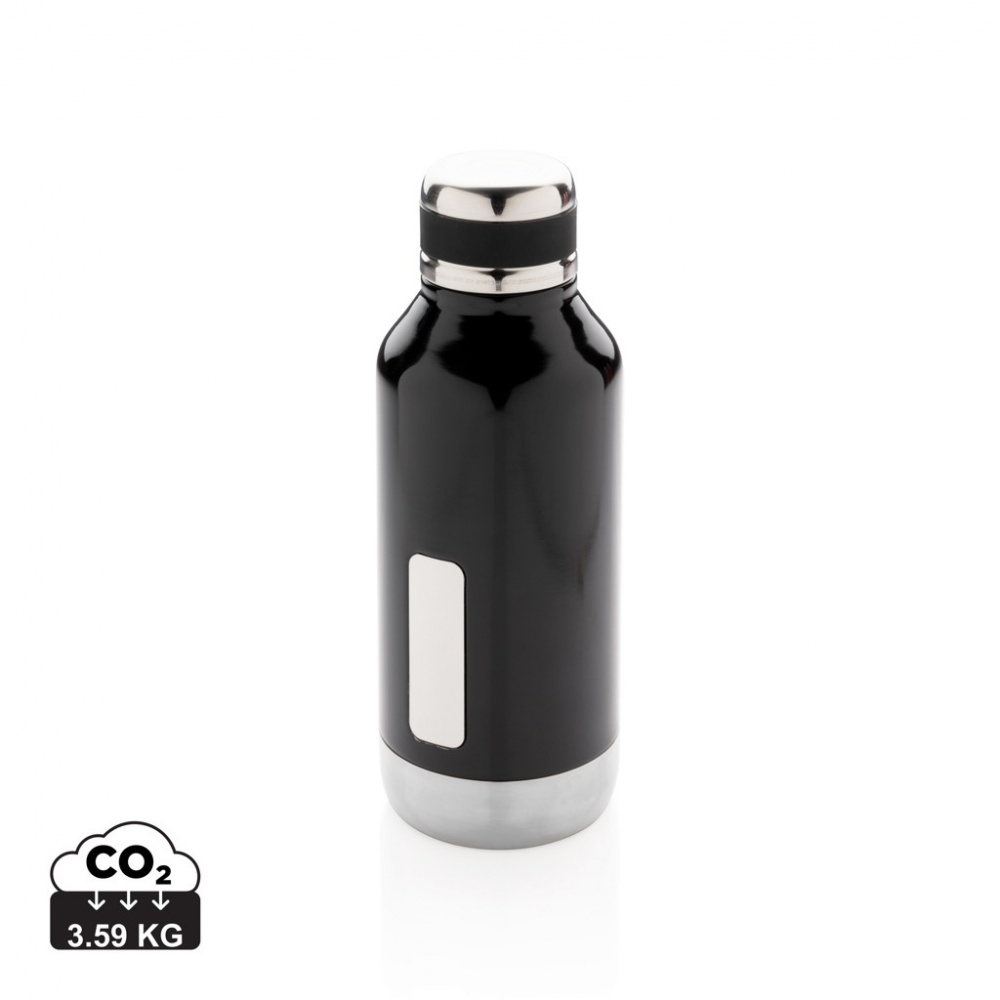 Logotrade promotional gift picture of: Leak proof vacuum bottle with logo plate
