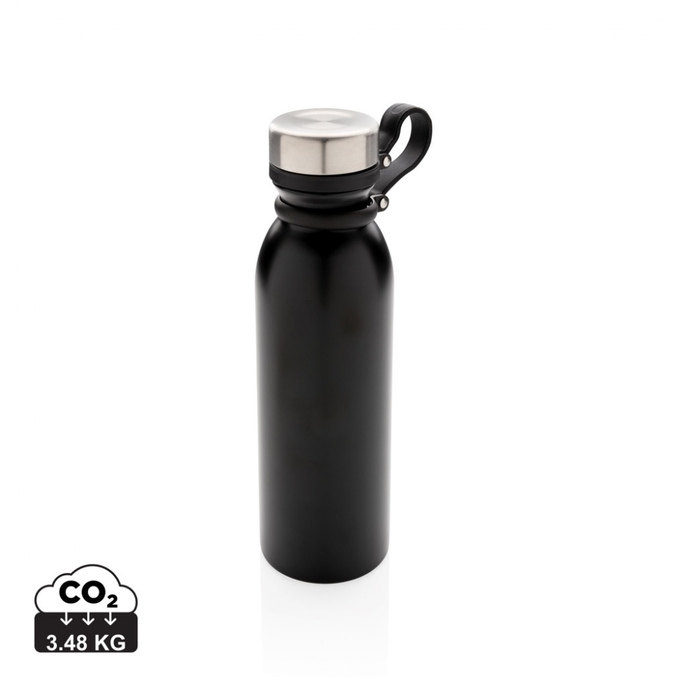 Logo trade promotional gifts image of: Copper vacuum insulated bottle with carry loop