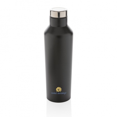 Logo trade promotional merchandise image of: Modern vacuum stainless steel water bottle