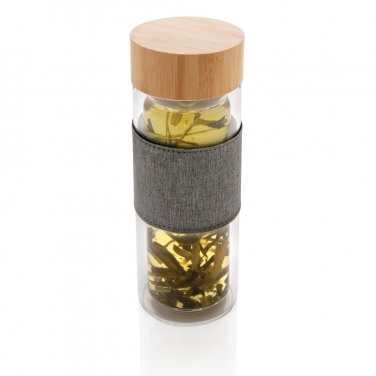 Logotrade corporate gift image of: Impact double wall borosilicate glass bottle