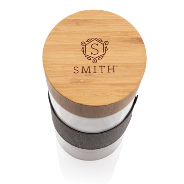 Logotrade corporate gift image of: Impact double wall borosilicate glass bottle