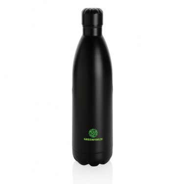 Logo trade promotional products picture of: Solid colour vacuum stainless steel bottle 1L