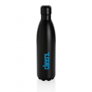 Logo trade corporate gifts image of: Solid colour vacuum stainless steel bottle 750ml