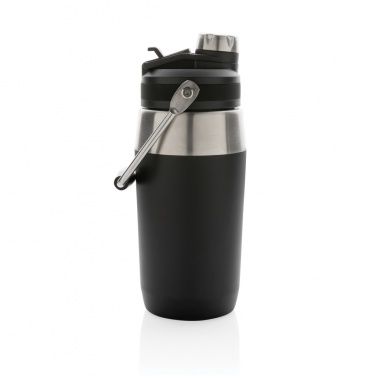 Logo trade promotional gifts image of: Vacuum stainless steel dual function lid bottle 500ml