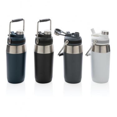Logotrade advertising products photo of: Vacuum stainless steel dual function lid bottle 500ml