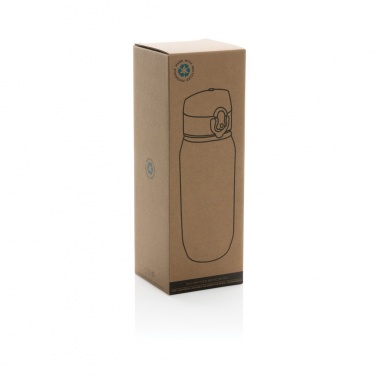 Logo trade promotional merchandise photo of: Yide RCS Recycled PET leakproof lockable waterbottle 600ml