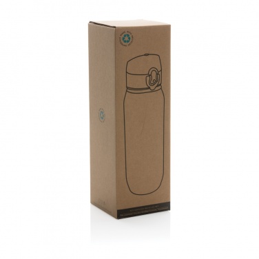 Logo trade promotional giveaways image of: Yide RCS Recycled PET leakproof lockable waterbottle 800ml