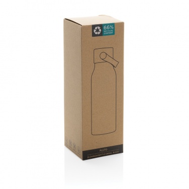 Logo trade promotional product photo of: Pluto RCS Certified recycled aluminium bottle 680ml