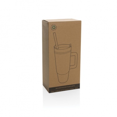 Logo trade promotional item photo of: Tana RCS plastic tumbler with handle 900ml