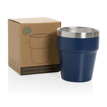 Logotrade promotional gift image of: Clark RCS double wall coffee cup 300ML