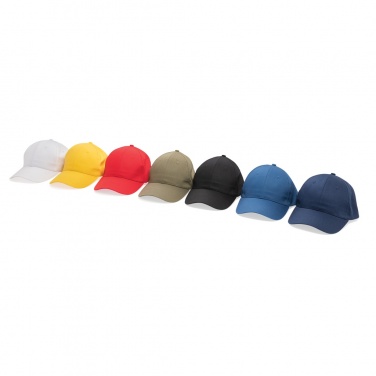 Logotrade promotional merchandise picture of: Impact 6 panel 190gr Recycled cotton cap with AWARE™ tracer