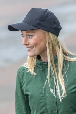 Logo trade promotional gift photo of: Impact 5 panel 190gr Recycled cotton cap with AWARE™ tracer