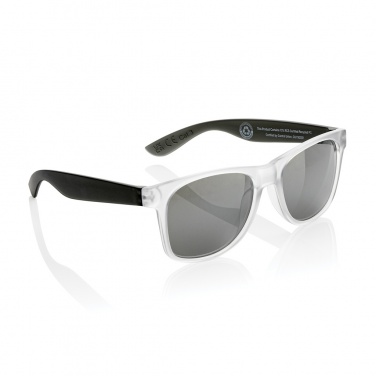 Logo trade promotional merchandise image of: Gleam RCS recycled PC mirror lens sunglasses