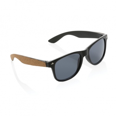 Logotrade promotional giveaway picture of: GRS recycled PC plastic sunglasses with cork