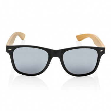 Logotrade promotional merchandise picture of: Bamboo and RCS recycled plastic sunglasses