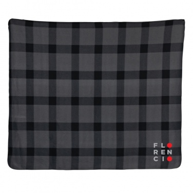 Logo trade advertising products picture of: Soft plaid fleece blanket