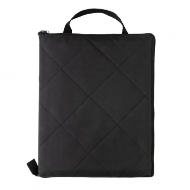 Logo trade promotional gift photo of: Impact Aware™ RPET foldable quilted picnic blanket