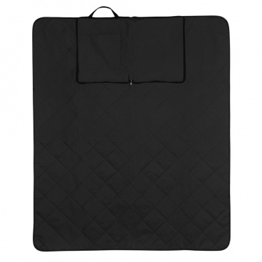 Logo trade advertising products image of: Impact Aware™ RPET foldable quilted picnic blanket