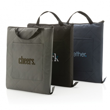 Logo trade promotional gifts image of: Impact Aware™ RPET foldable quilted picnic blanket