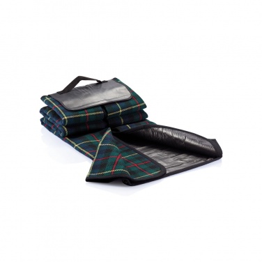 Logo trade business gift photo of: Tartan picnic blanket