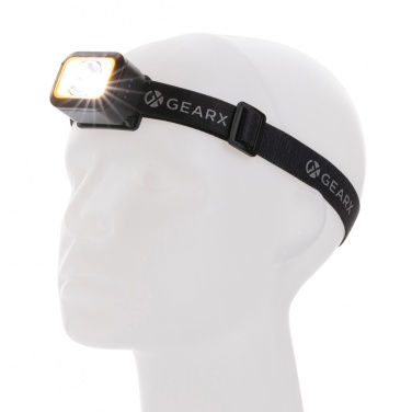 Logo trade promotional item photo of: Gear X RCS rPlastic heavy duty head torch