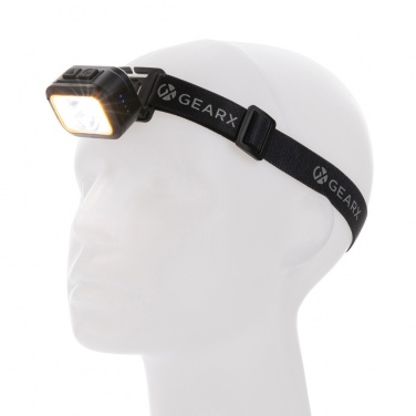Logotrade promotional giveaway image of: Gear X RCS rPlastic heavy duty head torch