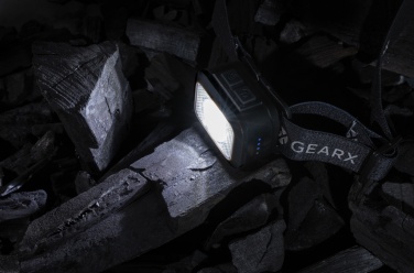 Logo trade corporate gift photo of: Gear X RCS rPlastic heavy duty head torch